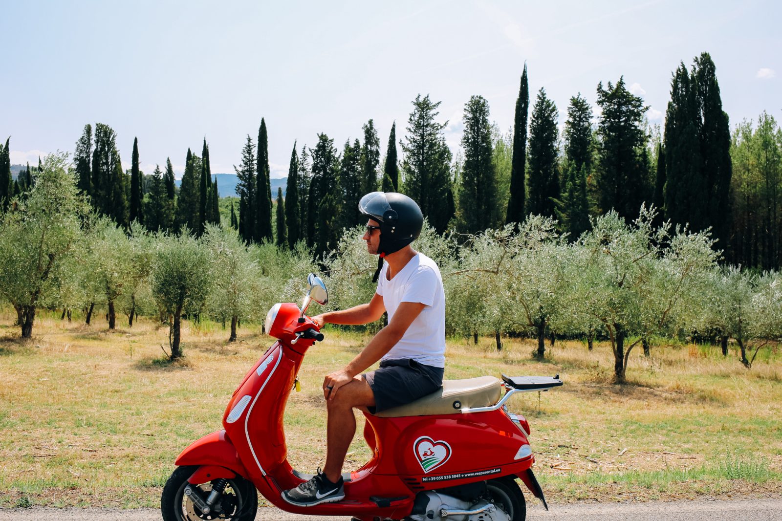 Scooting around Tuscany